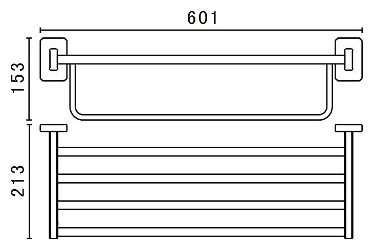 Полотенцедержатель Art&Max Gotico AM-E-4822AQ бронза