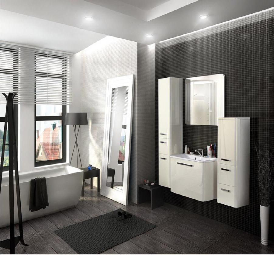 Шкаф пенал малый Акватон Валенсия R