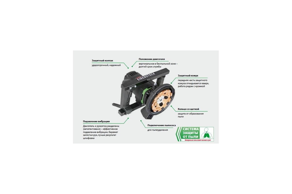 Шлифовальная машина для бетона Eibenstock EBS 125.4 O 06324000