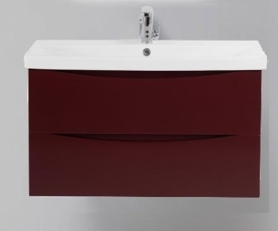 Мебель для ванной BelBagno Marino-Cer 90 см Bordo Lucido