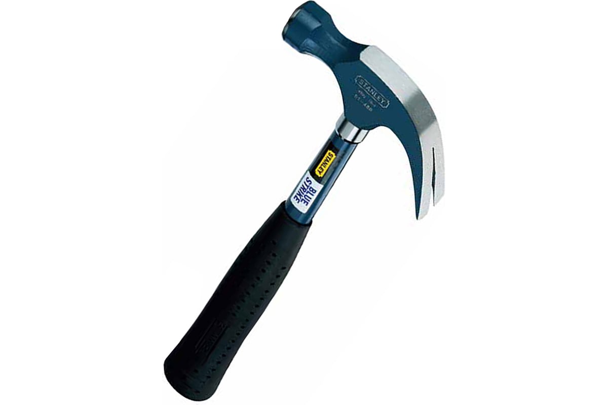 Молоток с гвоздодером 570 гр Stanley BLUE STRIKE 1-51-489