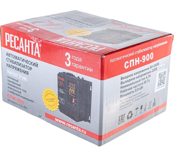 Стабилизатор Ресанта СПН 900 63/6/23