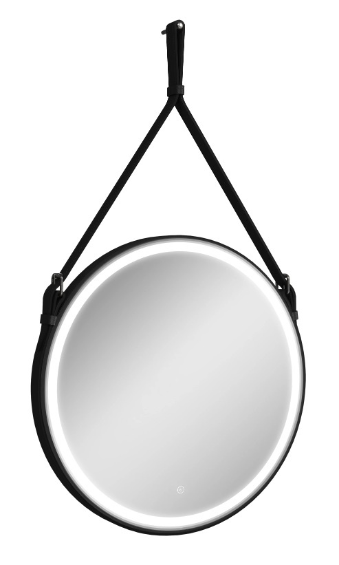 Зеркало Континент Millenium Black LED 50x50 см с подсветкой ЗЛП985