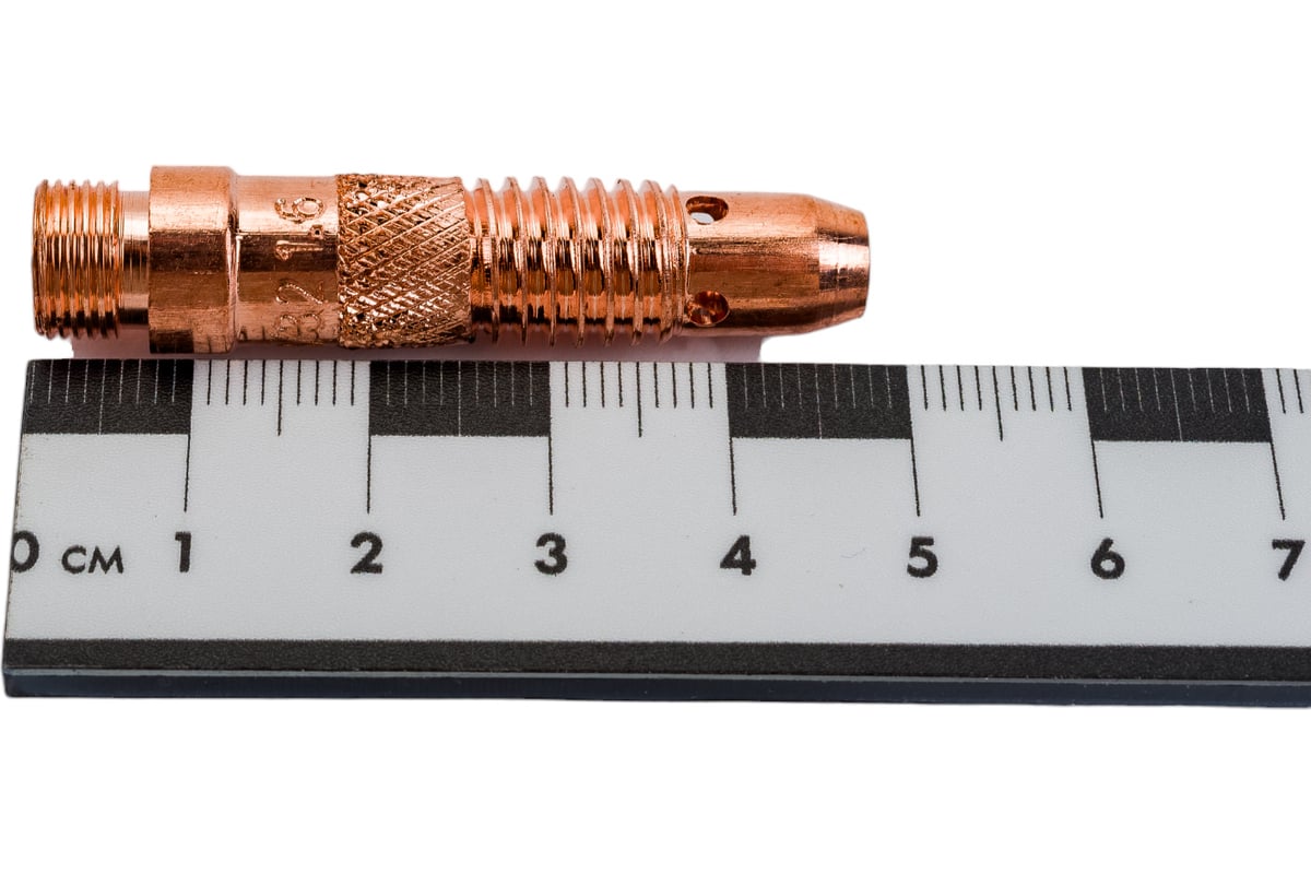 Корпус цанги (1.6 мм; 47 мм) к горелке TIG WP 17-18-26 Grovers BK-170.009-1,6mm