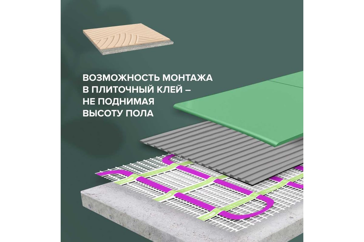 Комплект теплого пола Caleo EASYMAT 180-0,5-1,0 + SM160 УП-00000504