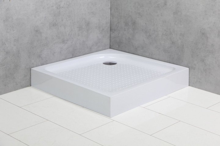  Поддон для душа BelBagno TRAY-BB-A-80-15-W 80x80 квадратный