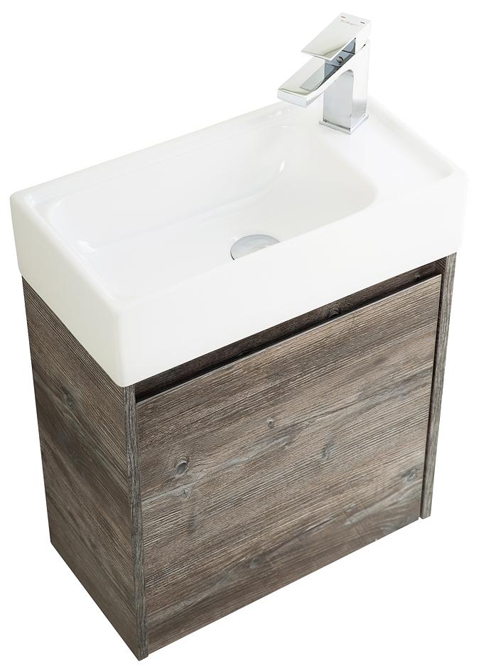 Тумба с раковиной BelBagno Kraft Mini 50 см Pino Pasadena, R