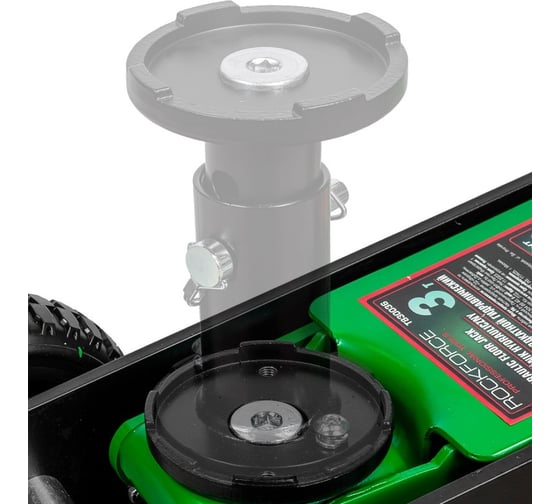 Домкрат подкатной гидравлический Rockforce 3т (h min 155мм, h max 710мм) RF-T830036(58817)