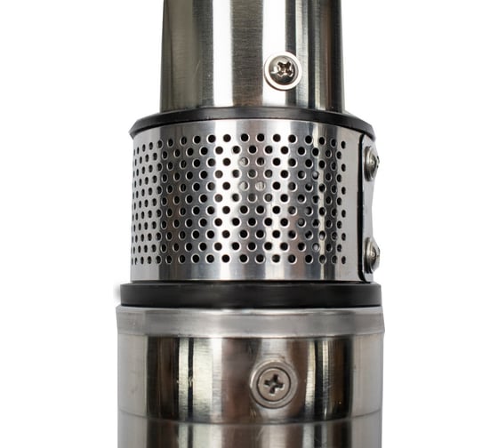 Скважинный многоступенчатый насос Verton DW75/550V (550Вт,Qmax 35л/мин,Hmax 75м,d насоса 76мм,верх.забор) 01.13295.13324