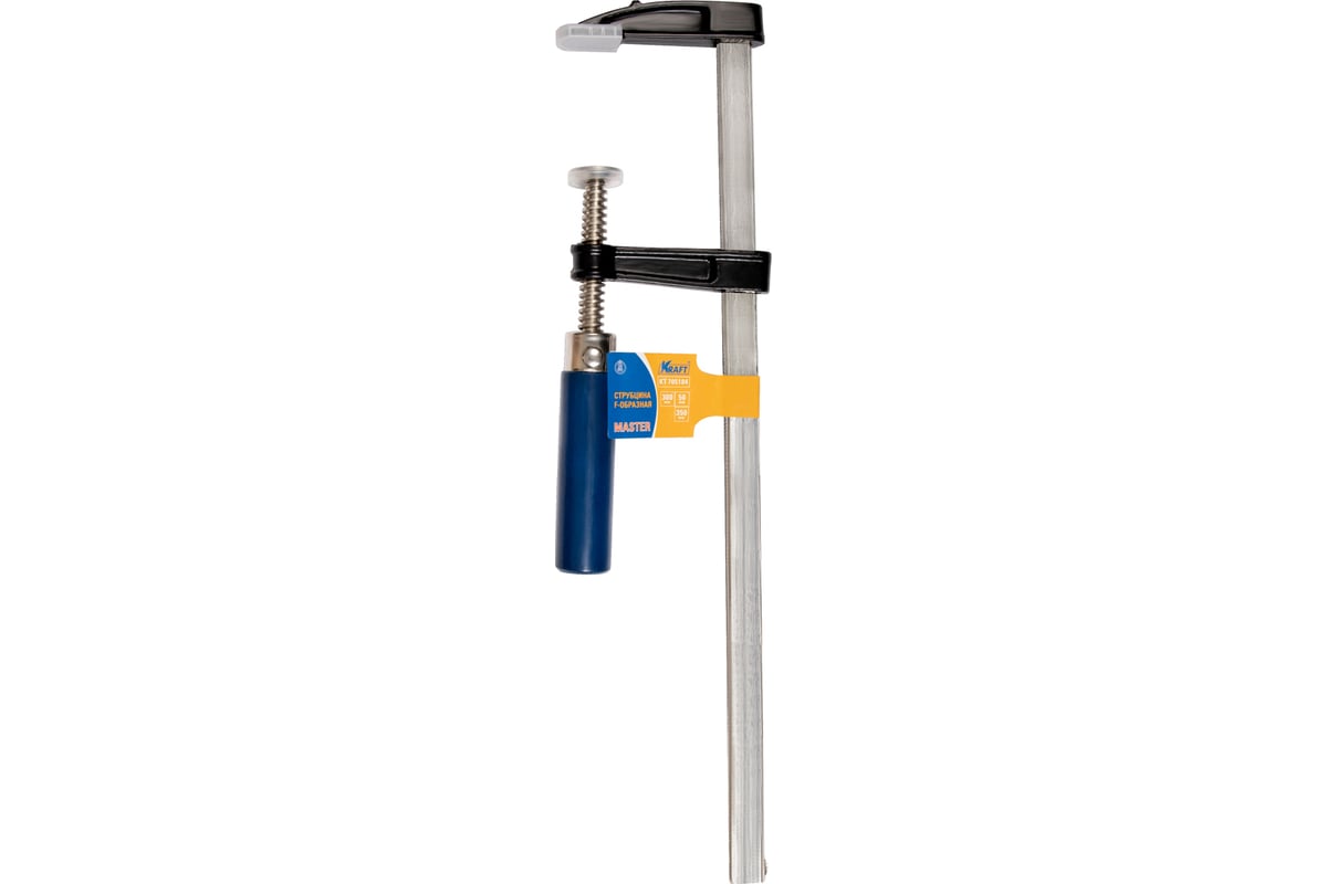 Струбцина Kraft Master F-образная, 300х50х350 мм, деревянная рукоятка KT 705104