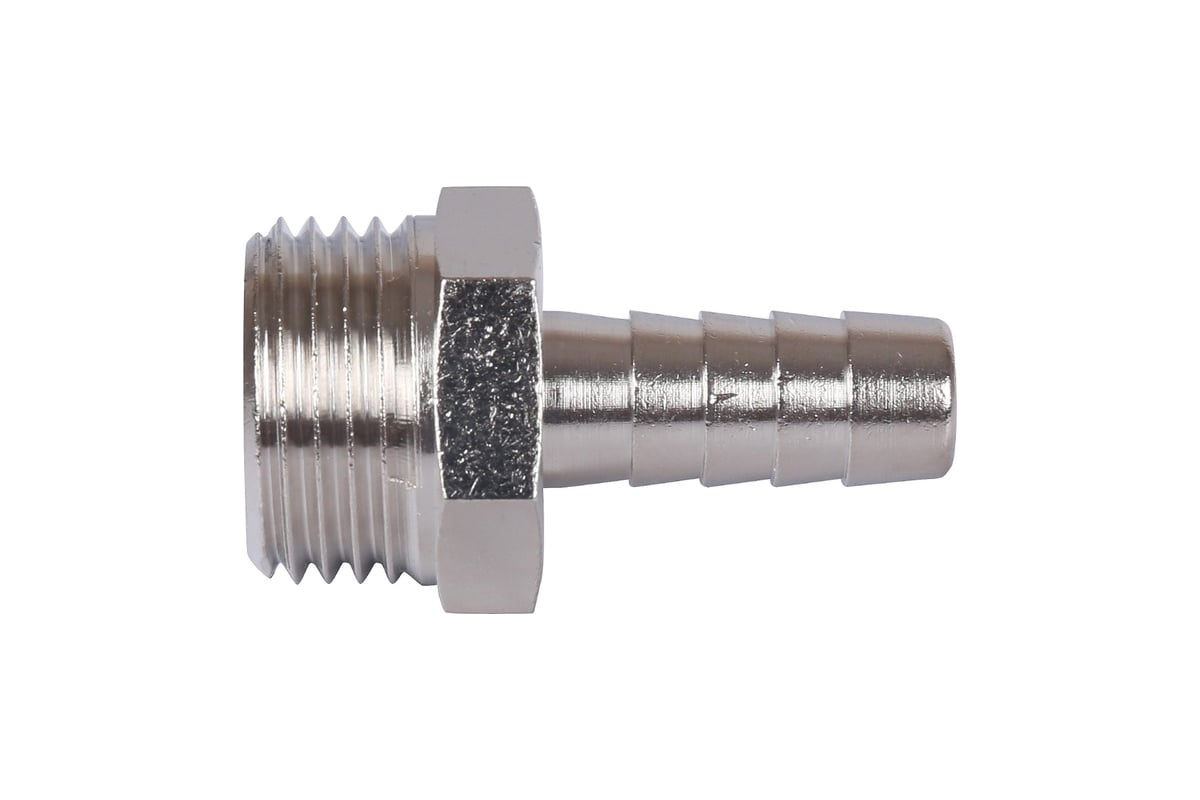 Штуцер НР никелированный 1/2"x10 мм STOUT RG008T5Q73SB92