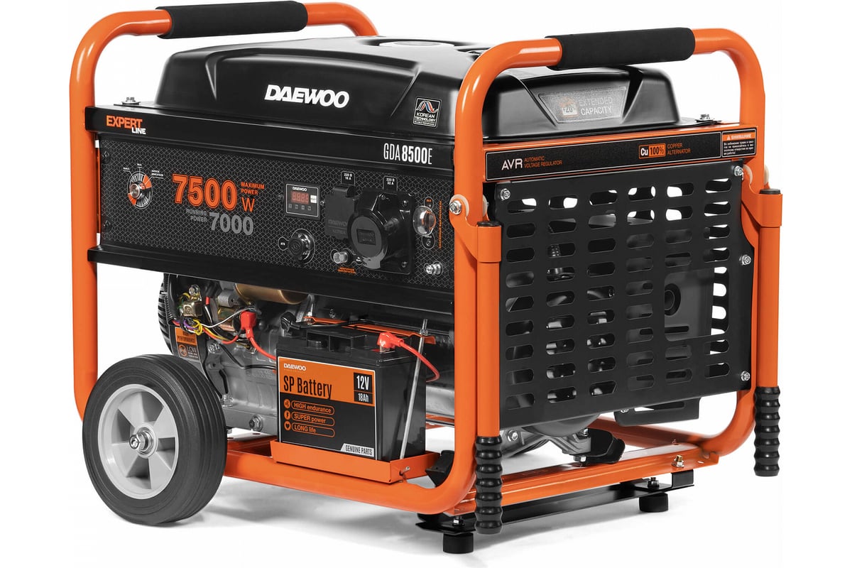 Бензиновый генератор с возможностью подключения ATS Daewoo GDA 8500E