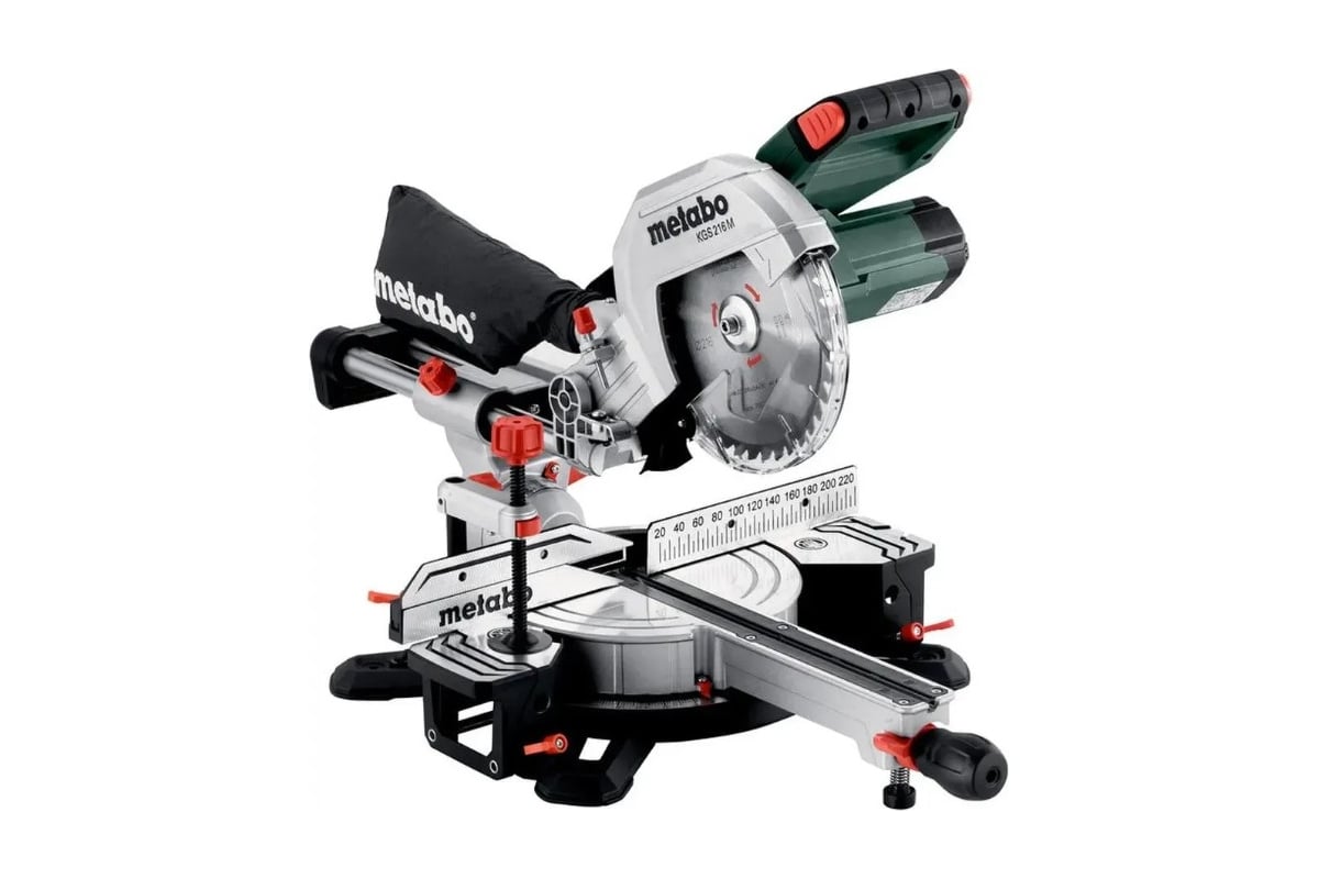 Торцовочная пила Metabo KGS 216 M 1500 вт, 305x70мм 613216000