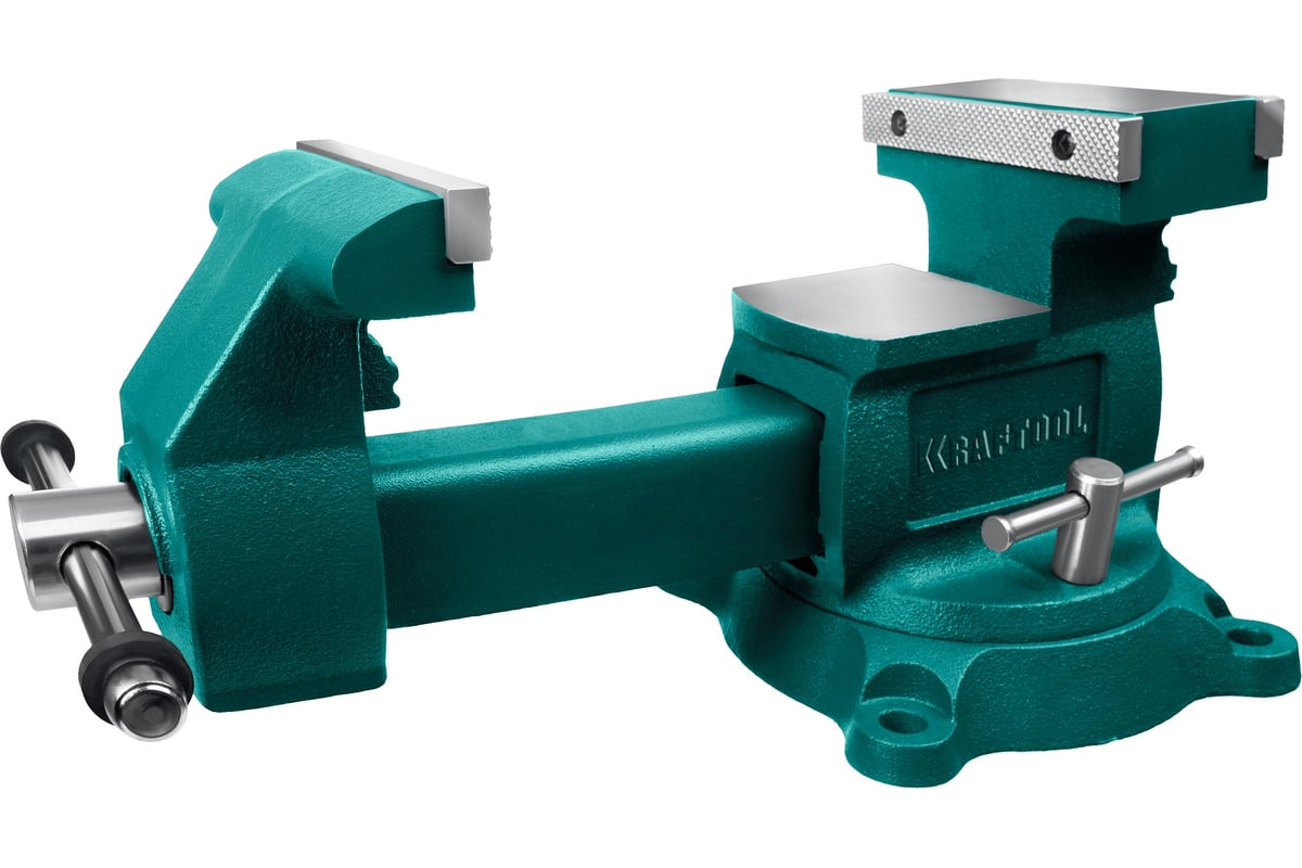 Слесарные тиски Kraftool Reversible 165 мм, расход 324 мм 32705-165
