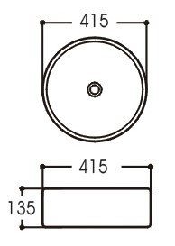 Раковина Aquatek Европа AQ5558-00 41.5 см