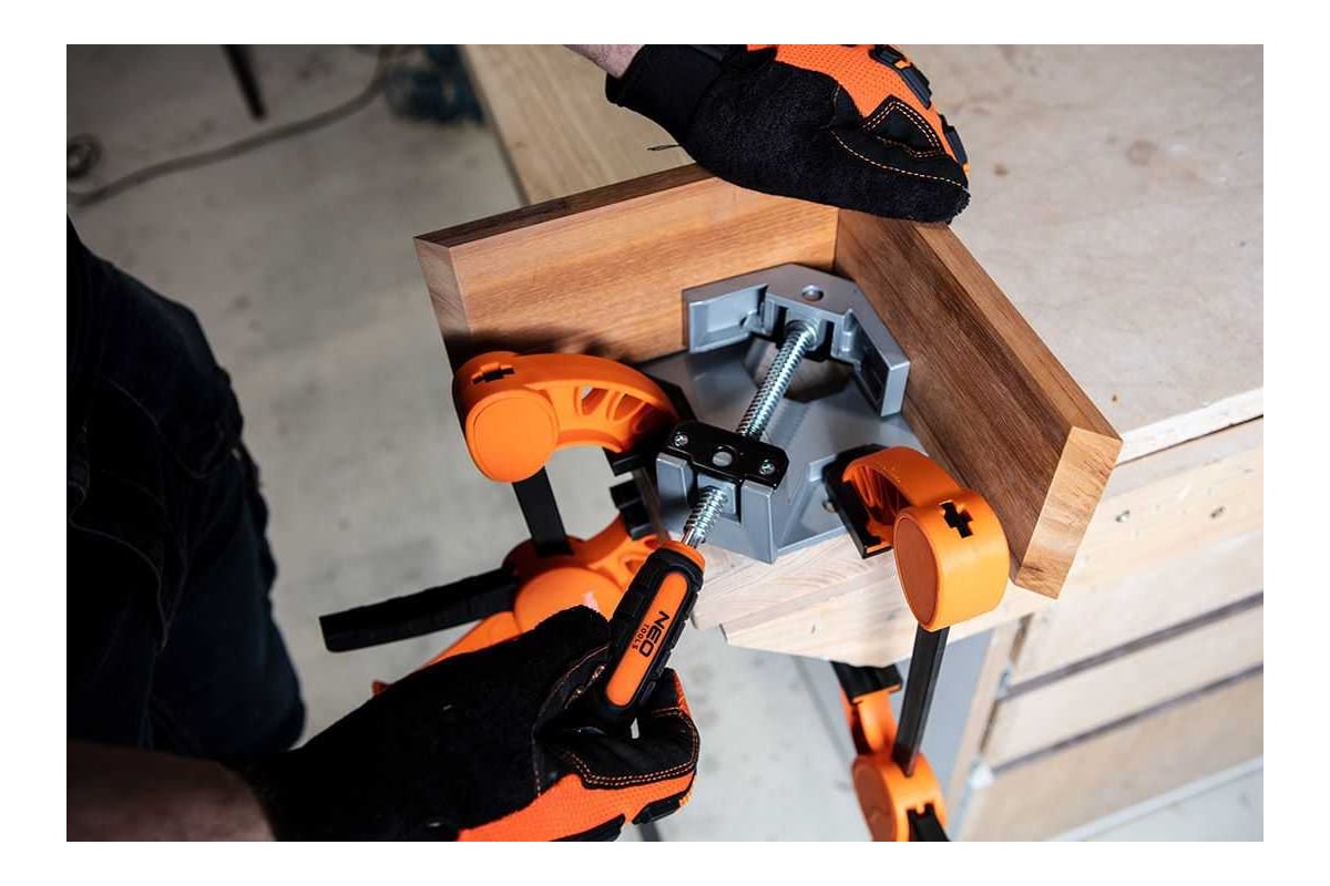 Угловой зажим Neo Tools 45-490
