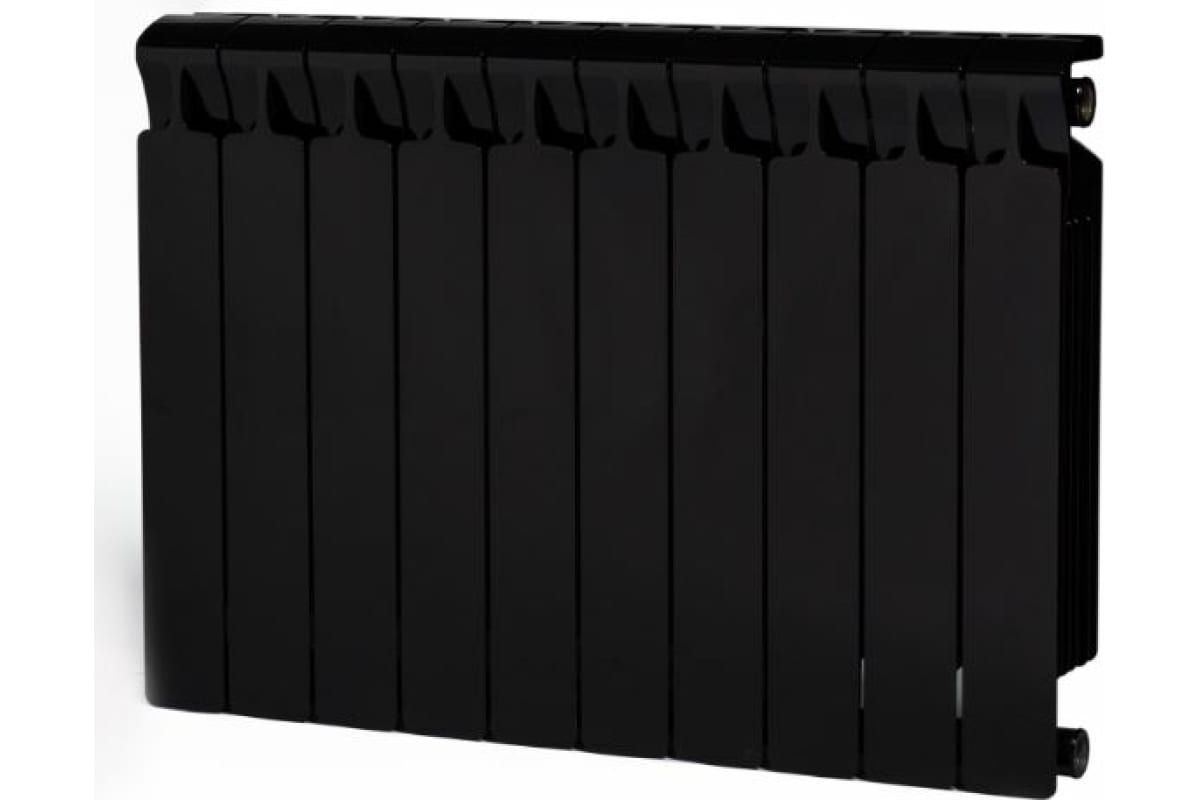 Радиатор Rifar Monolit 500x10 сек НП лев MVL Антрацит RM50010 MVL9005