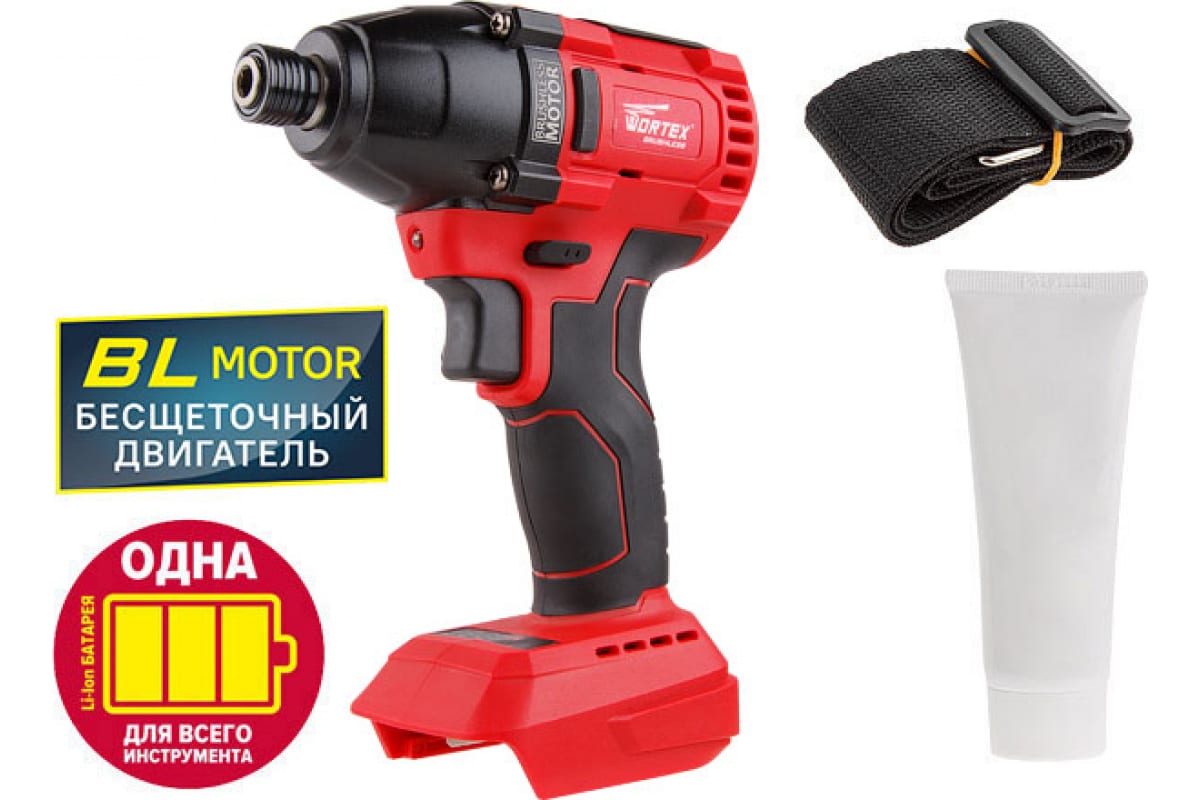 Ударный аккумуляторный шуруповерт-винтоверт Wortex CWR 0118 ALL1 CWR011800029