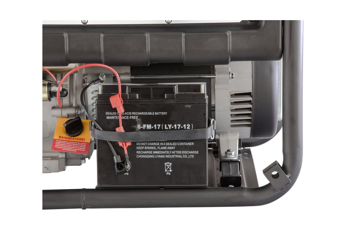 Бензиновый генератор Denzel PS 70 EA, 7,0 кВт, 230В, 25л 946894