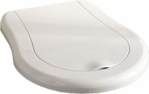 Крышка-сиденье Kerasan Retro 108901 с микролифтом, белый/хром