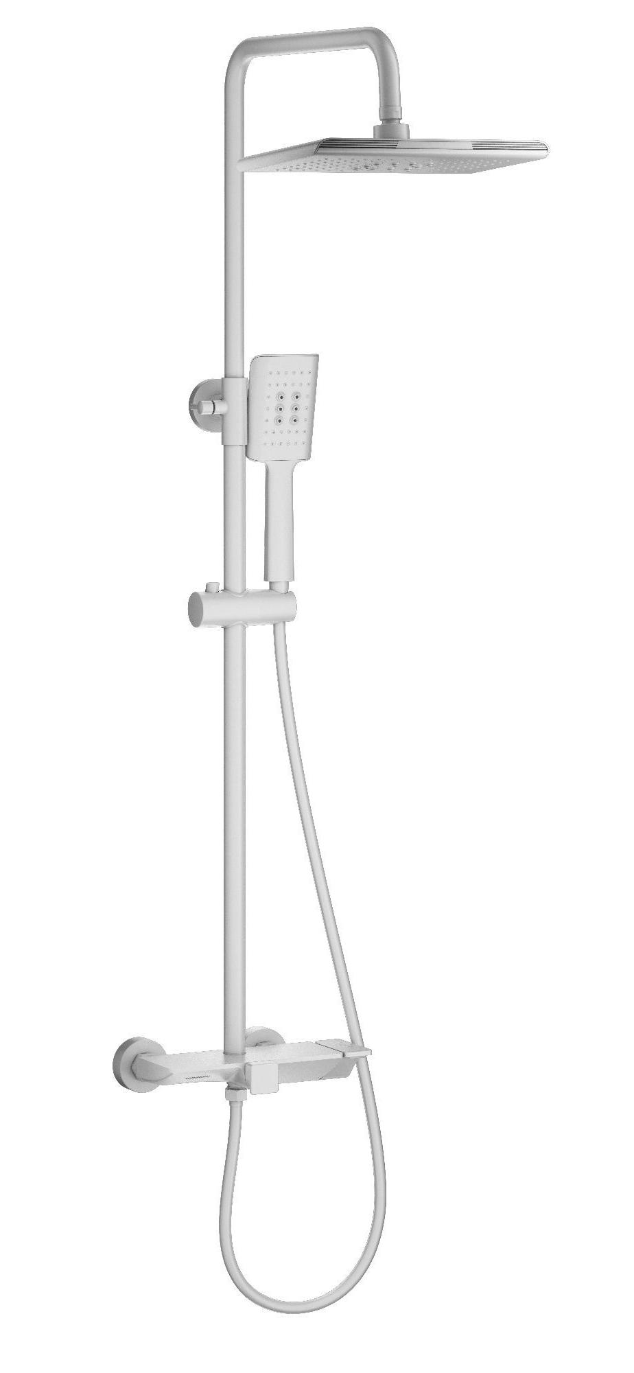 Душевая стойка Wonzon&Woghand WW-AE33110-MW белый матовый