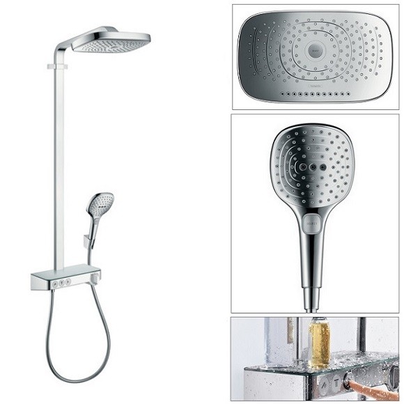 Душевая стойка Hansgrohe Raindance Select E 300 Showerpipe 27127000 термостат