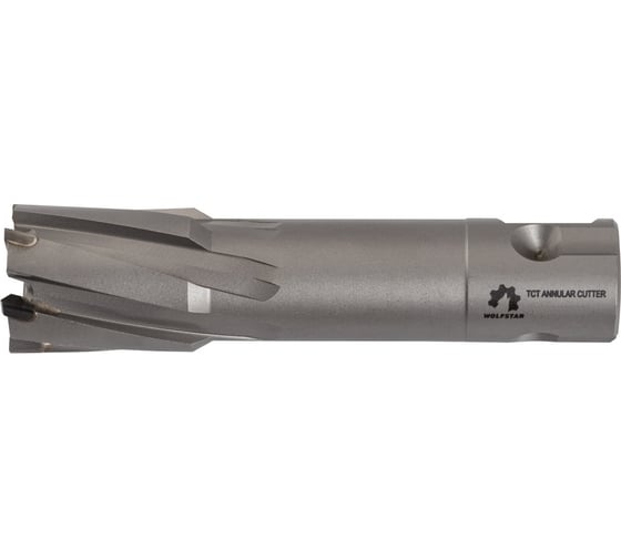 Сверло корончатое по металлу TCT 18x55 мм WOLFSTAR cw00122