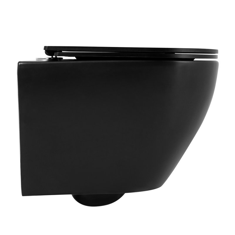 Крышка-сиденье Belbagno Colorato BB062SC-MB, с микролифтом, матовый черный