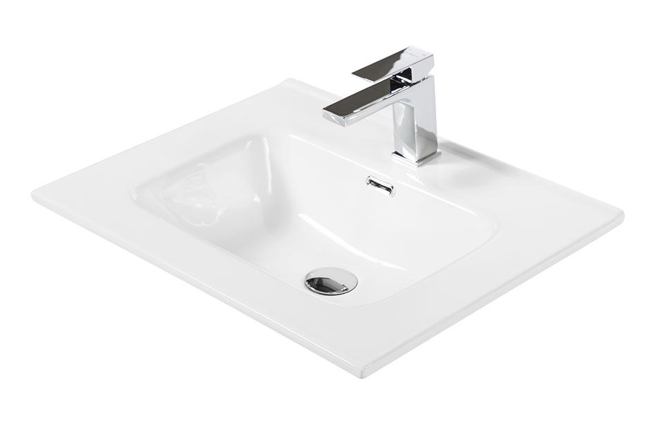 Тумба с раковиной BelBagno Kraft 70 см эмаль, Бежевый матовый