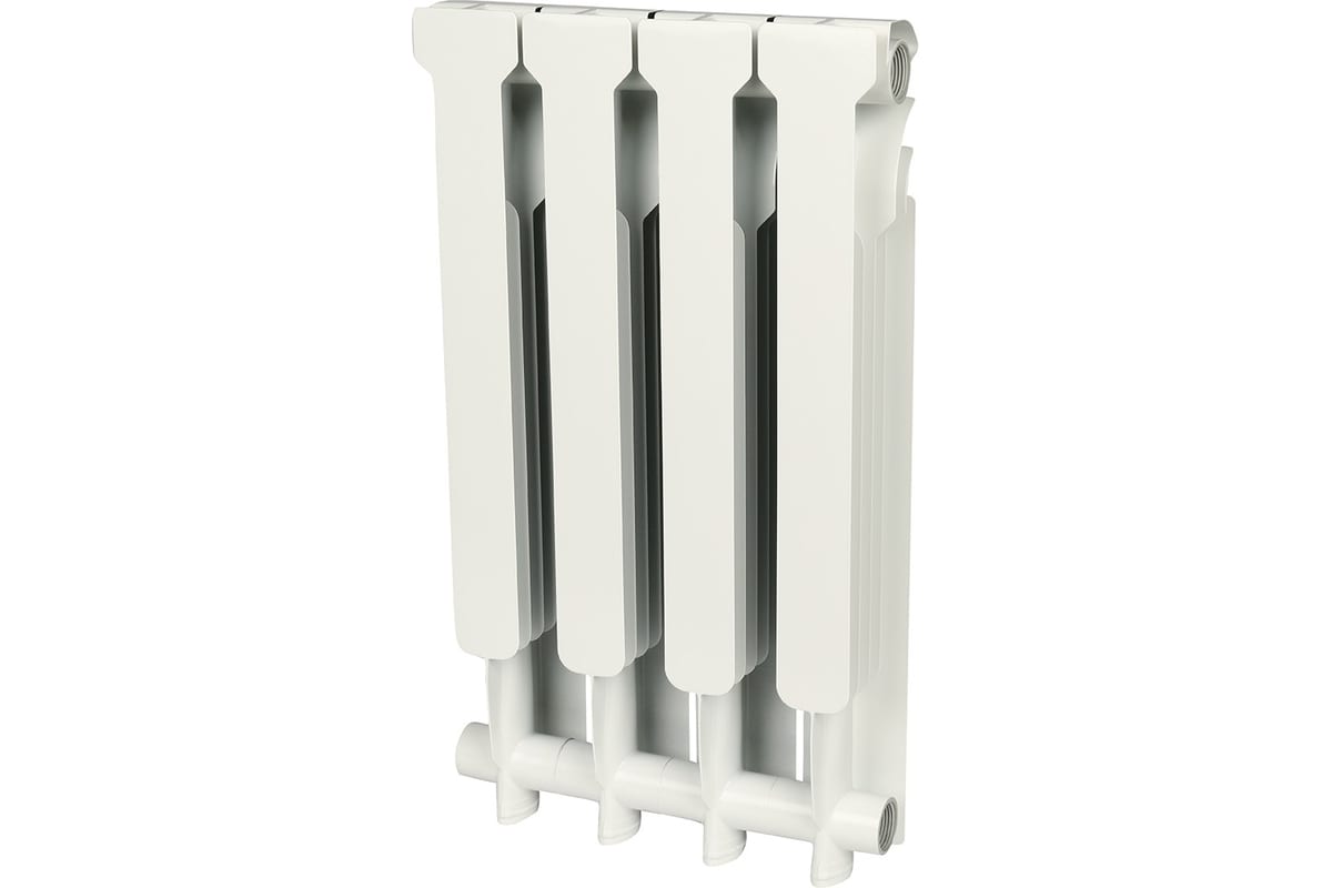 Алюминиевый радиатор Rommer Profi 500 AL500-80-80-100 4 секции RAL9016 82482