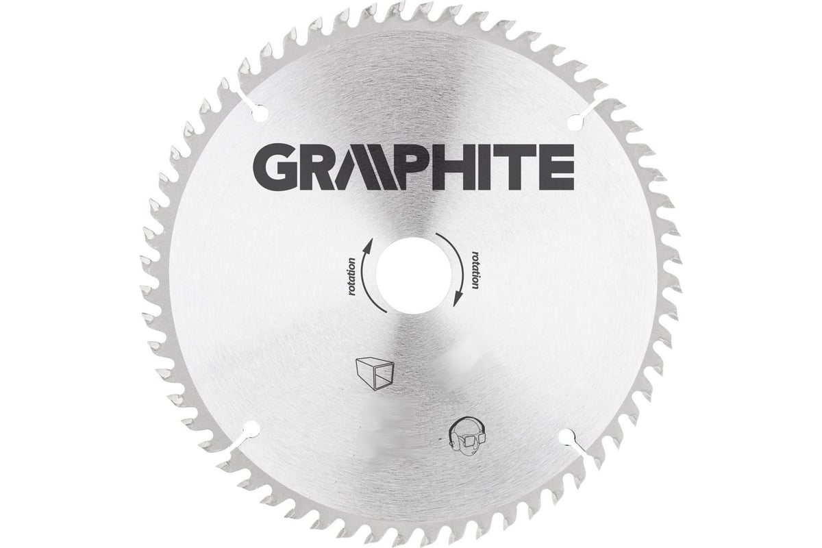 Диск отрезной по алюминию (250x30 мм; 100 зубьев) Graphite 55H611