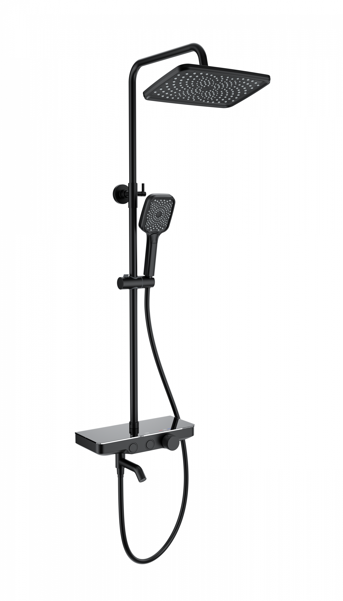 Душевая стойка Wonzon&Woghand WW-B3099-A-MB термостат, черный матовый