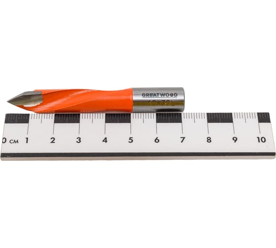 Сверло сквозное ECO HW 10x70 мм, S10x20 мм, LH Greatwood TL00000921