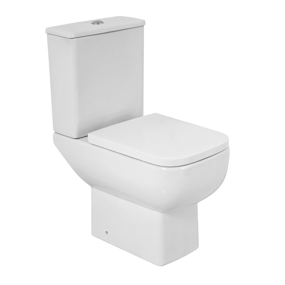 Унитаз-компакт BelBagno Aurora BB8604CPR-SC безободковый с сиденьем