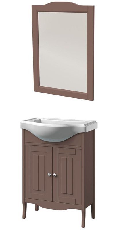 Мебель для ванной Caprigo Genova 65 см, 2 дверцы, шоколад