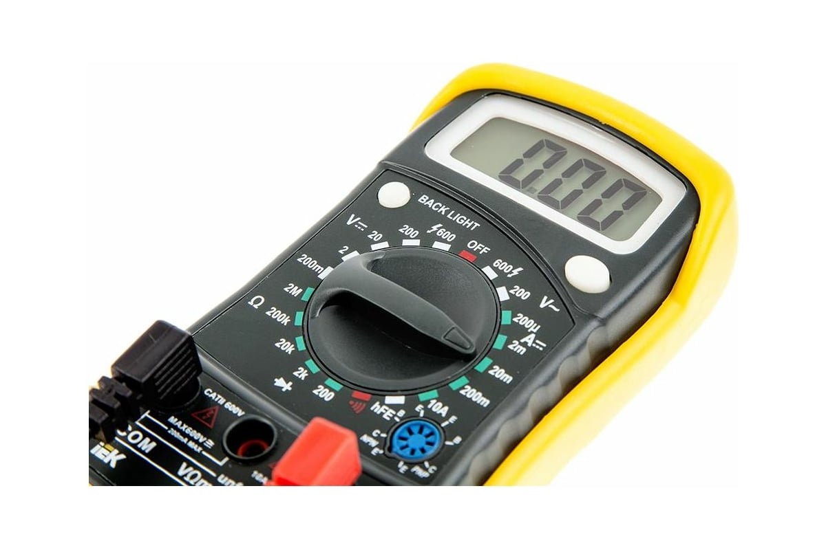 Цифровой мультиметр IEK Master MAS830L TMD-3L-830 3669447