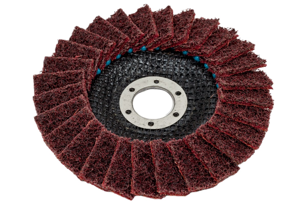 Круг лепестковый зачистной абразивный красный Medium (125х22.2 мм) Forsage F-FR125R 49118
