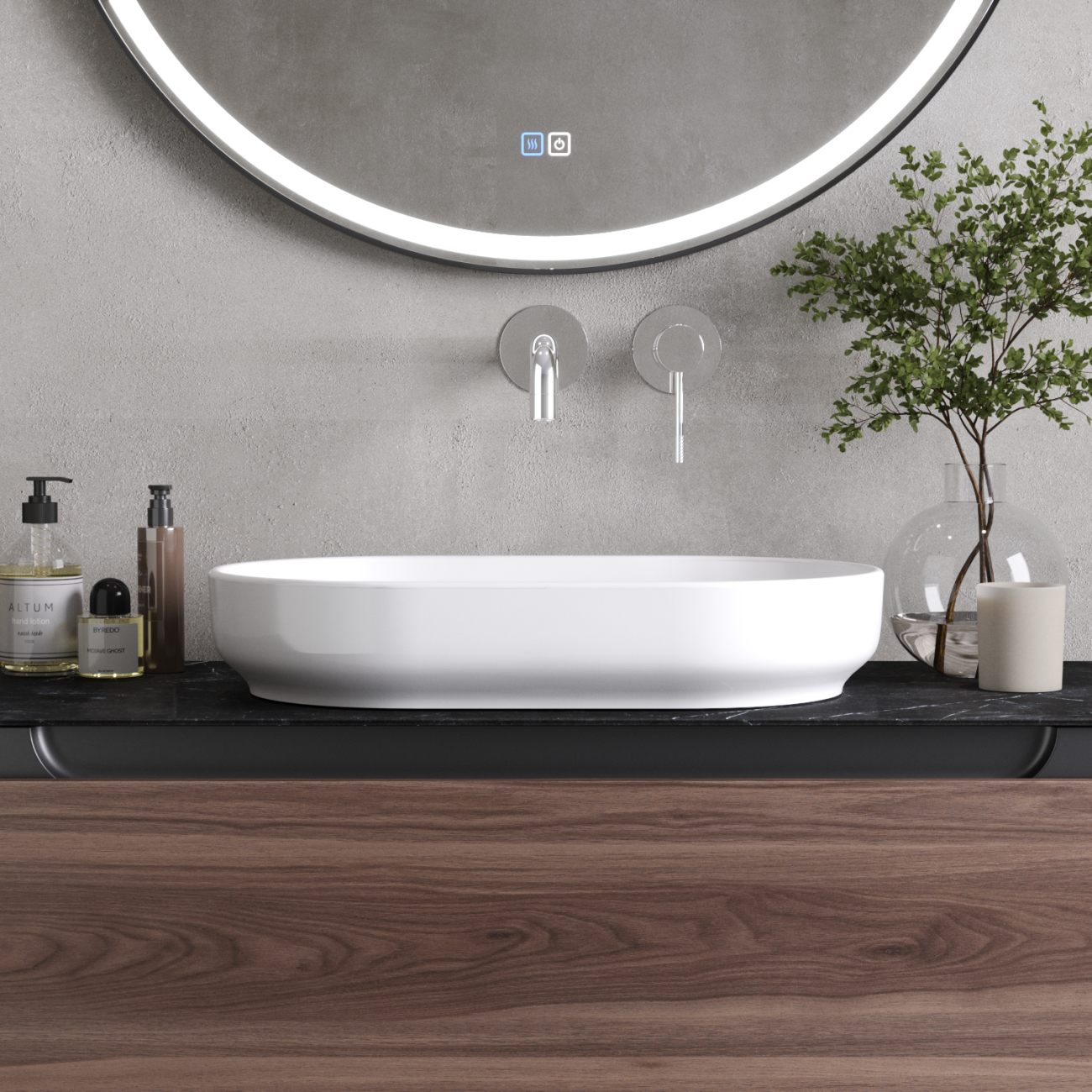 Раковина Cezares CZR-6594 55 см белый