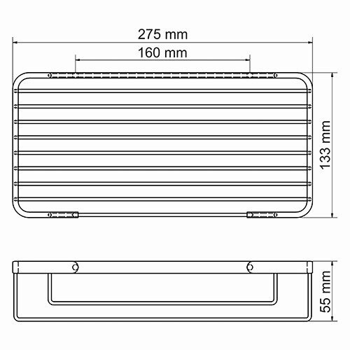 Комплект полок WasserKRAFT K-72233 с держателями