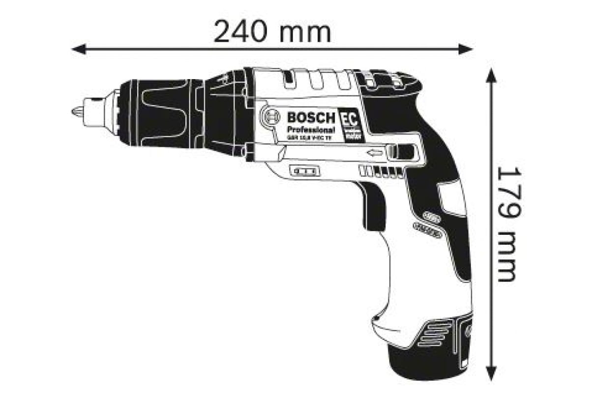 Аккумуляторный шуруповерт Bosch GTB 12V-11 Solo 0.601.9E4.002