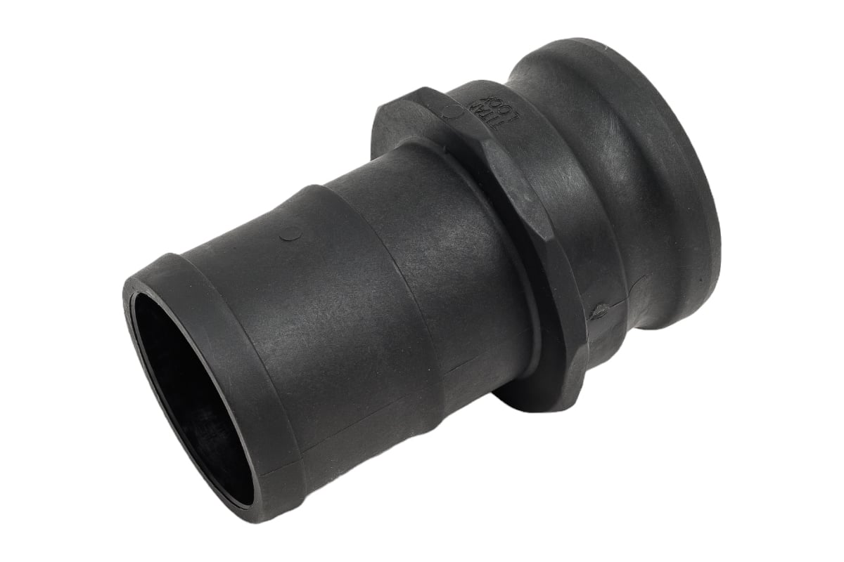 Камлок TITAN LOCK 3in типа E, ниппель с хвостовиком (полипроп.) TL300EPP