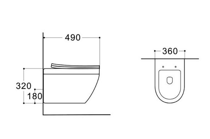 Подвесной унитаз SET Aquatek Лея Т-016 4в1, кнопка хром Подвесной унитаз SET Aquatek Лея Т-016 4в1, кнопка хром