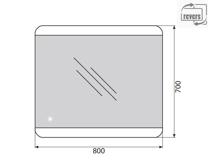 Мебель для ванной BelBagno Etna 70x45x60 см Bianco Lucido