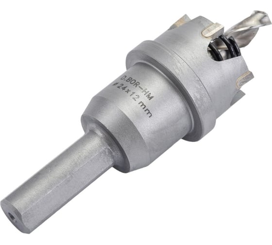 Коронка по металлу HM (24х12 мм; хвостовик 10 мм; комплект) D.BOR HS-HM-12-024-T