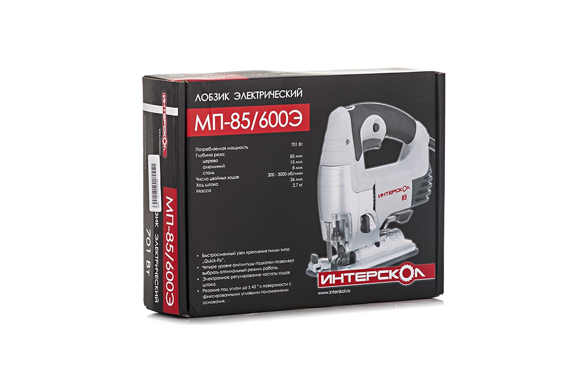 Лобзик Интерскол МП-85/600Э 156.1.1.00