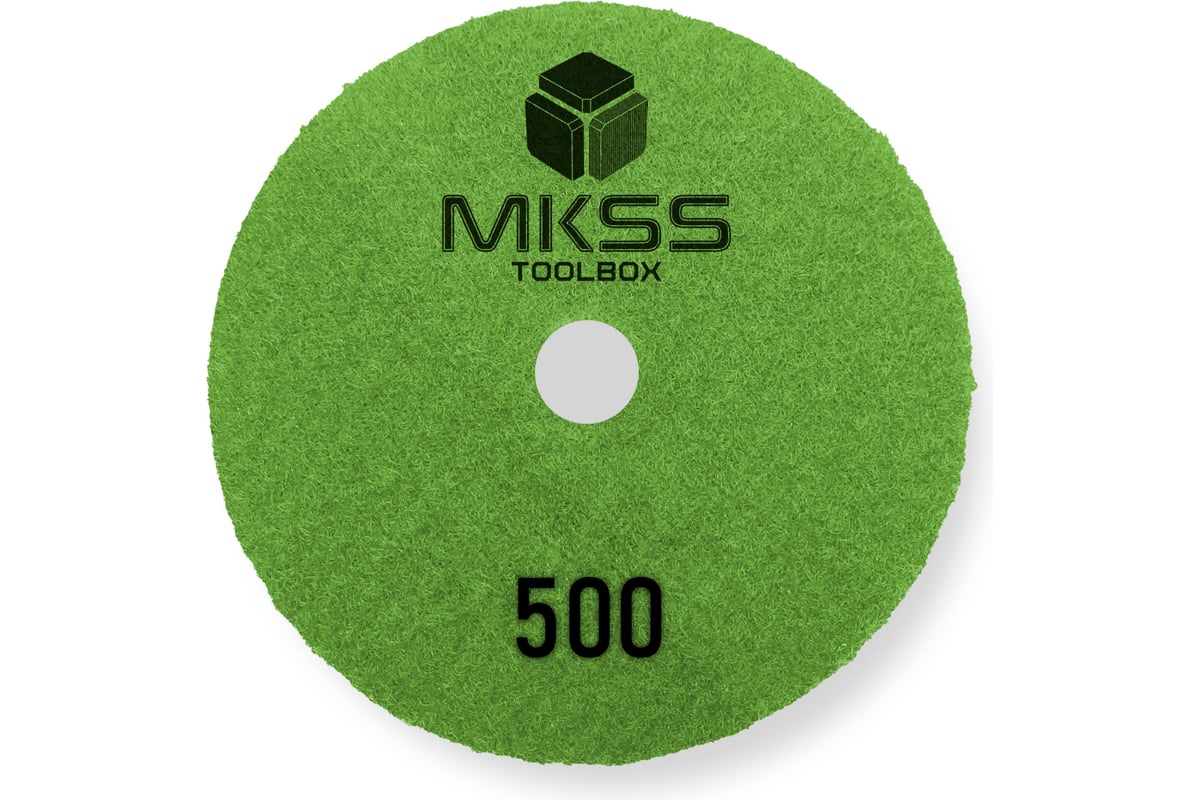 Алмазный гибкий шлифовальный круг MKSS Toolbox MK2606 АГШК Ø100 Р500 для сухой шлифовки MKSS MK26060500