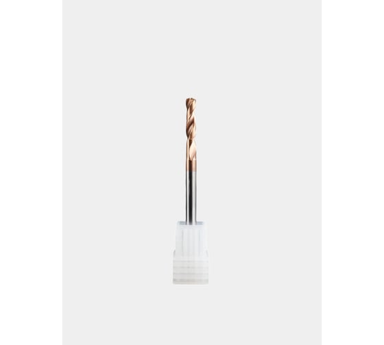 Сверло твердосплавное ц/х РОСИНСТРУМЕНТ 3.7x4х20x62 3D без подачи СОЖ TiSiN 337042062