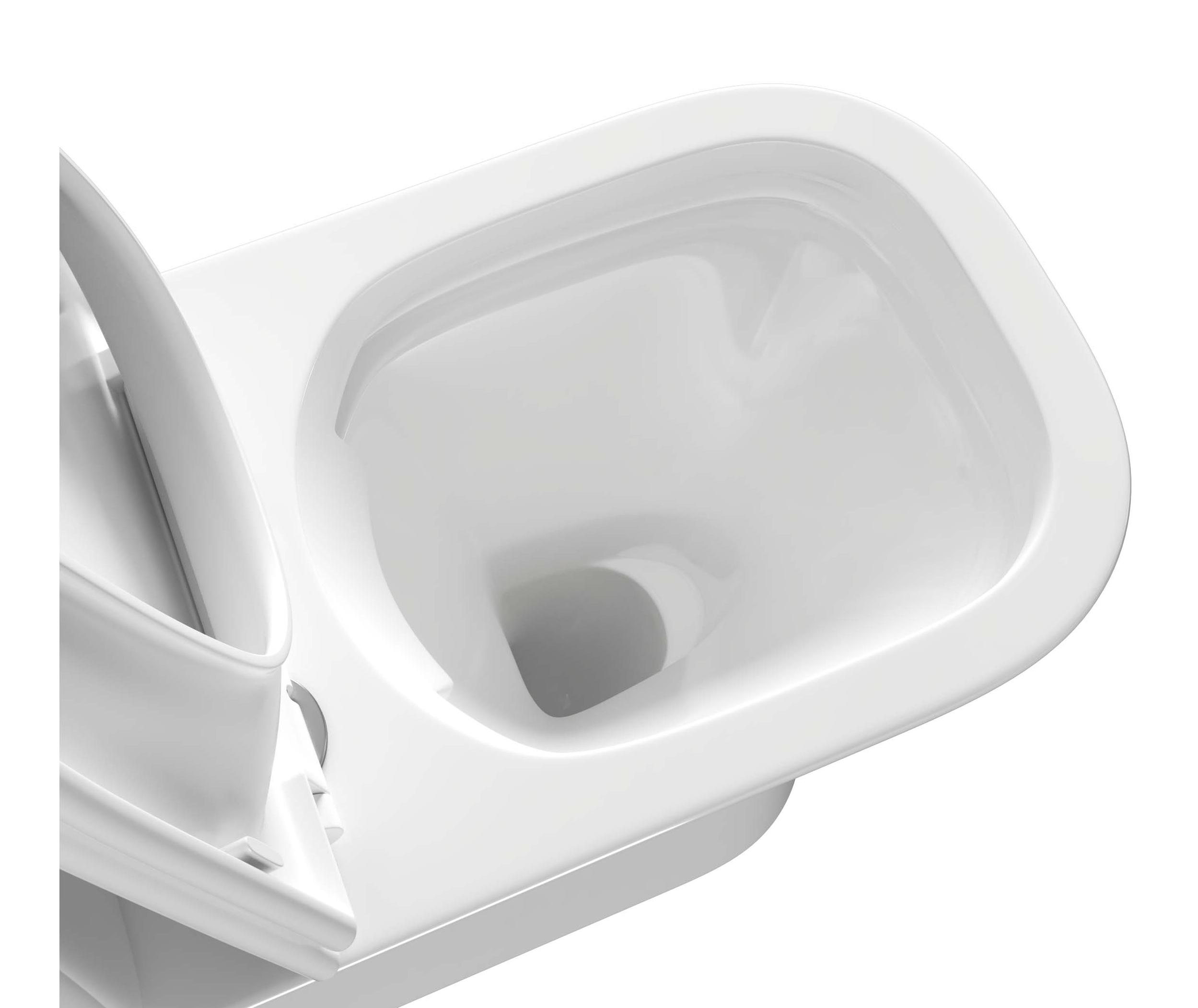 Унитаз-компакт Aquatek Optima Square AQ4411-00 безободковый, с микролифтом