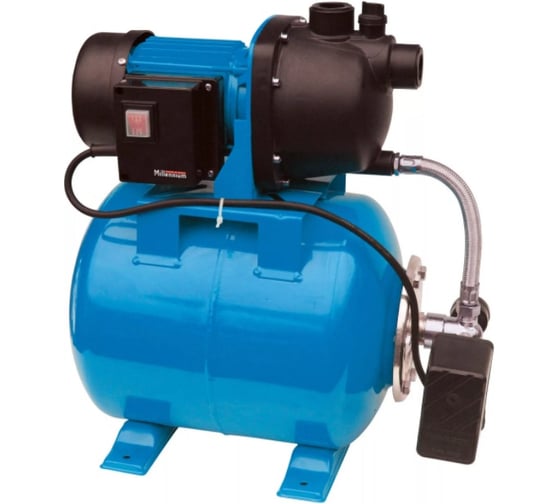 Станция водоснабжения Millennium 1000 Вт/44 м/58,3л с пластиковым корпусом АСВ 1000/24П