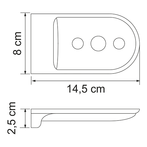 Мыльница WasserKRAFT Kammel K-8369